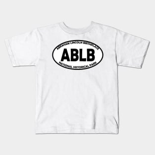 Abraham Lincoln Birthplace National Historical Park oval Kids T-Shirt